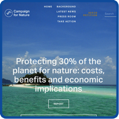 Protecting 30% of the planet for nature